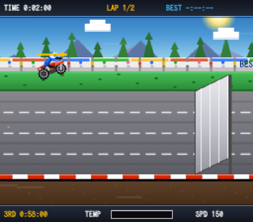 ジャンプ中の姿勢制御