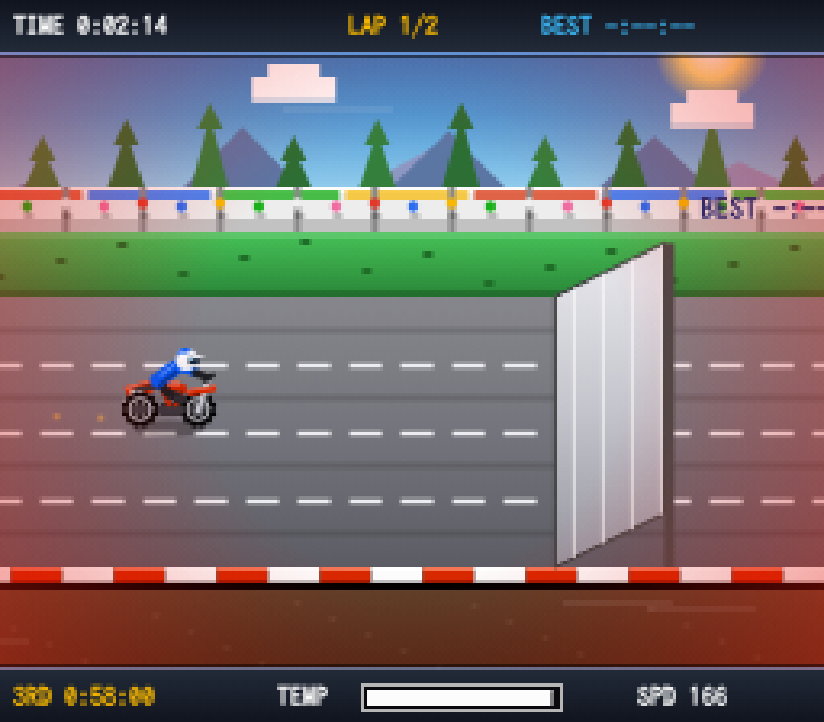 TEMPゲージがほぼ満タン=オーバーヒート寸前